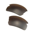 thumbnail image 1 of Walleva Brown Mr. Shield Polarized Replacement Lenses for Oakley Flak 2.0 Sunglasses, 1 of 9
