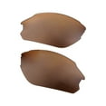 thumbnail image 1 of Walleva Brown Mr.Shield Polarized Replacement Lenses for Smith Optics Parallel D-Max Sunglasses, 1 of 7