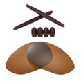 thumbnail image 1 of Walleva Brown Polarized Lenses And Brown Rubber Kit(Earsocks+Temple Socks) For Oakley X Metal XX Sunglasses, 1 of 7