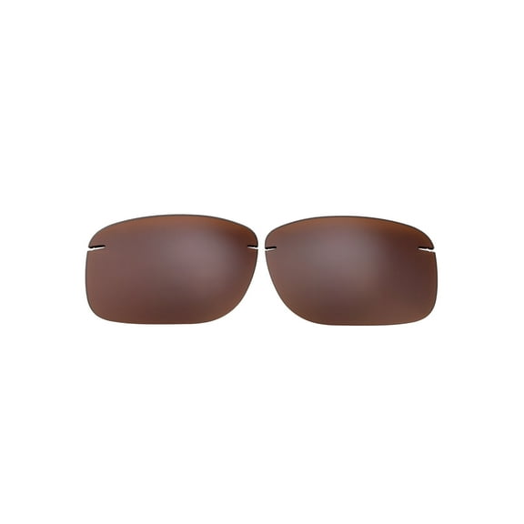 Walleva Brown Polarized Replacement Lenses for Maui Jim Hema Sunglasses
