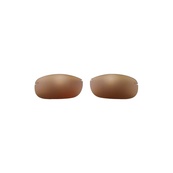 Walleva Brown Polarized Replacement Lenses for Maui Jim Makaha Sunglasses