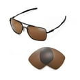 thumbnail image 1 of Walleva Brown Polarized Replacement Lenses for Oakley Deviation Sunglasses, 1 of 6