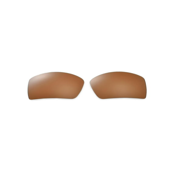 Walleva Brown Polarized Replacement Lenses for Oakley Gascan Sunglasses