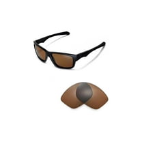 Walleva Brown Polarized Replacement Lenses for Oakley Jupiter Squared Sunglasses