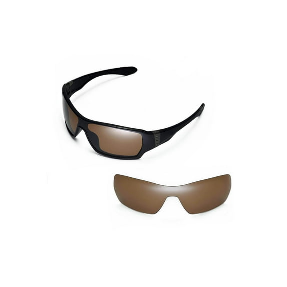 Walleva Brown Polarized Replacement Lenses for Oakley Offshoot Sunglasses