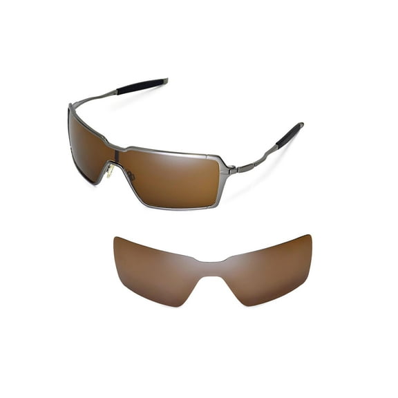 Walleva Brown Polarized Replacement Lenses for Oakley Probation Sunglasses