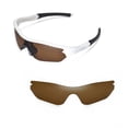 thumbnail image 1 of Walleva Brown Polarized Replacement Lenses for Oakley Radar Edge Sunglasses, 1 of 7