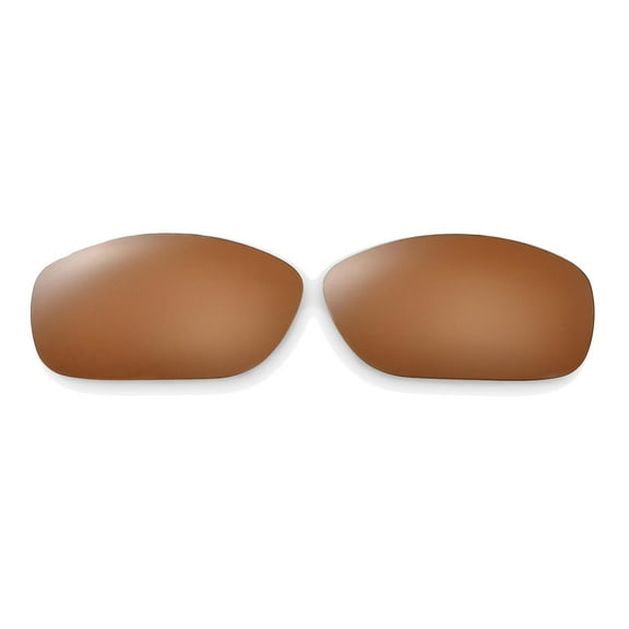 Walleva Brown Polarized Replacement Lenses for Oakley Ten OO9128 Sunglasses