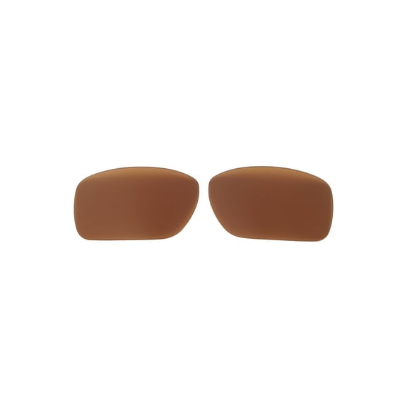 Walleva Brown Polarized Replacement Lenses for Oakley Turbine OO9263 Sunglasses