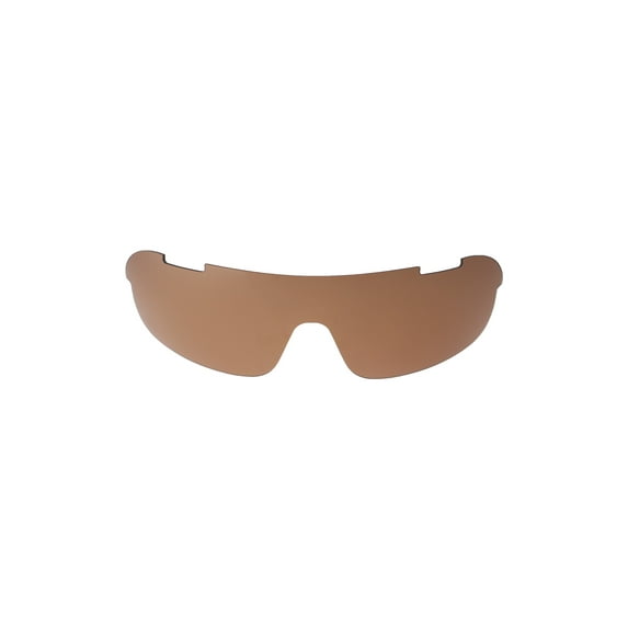 Walleva Brown Polarized Replacement Lenses for POC Half Blade Sunglasses