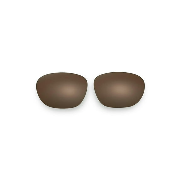 Walleva Brown Polarized Replacement Lenses for Ray-Ban RB3016 51mm Sunglasses