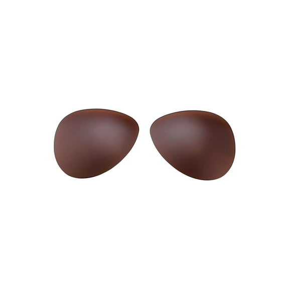 Walleva Brown Polarized Replacement Lenses for Ray-Ban RB4125 Cats 5000 59mm Sunglasses