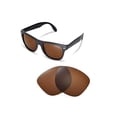 thumbnail image 1 of Walleva Brown Polarized Replacement Lenses for Ray-Ban Wayfarer RB4105 54mm Sunglasses, 1 of 6