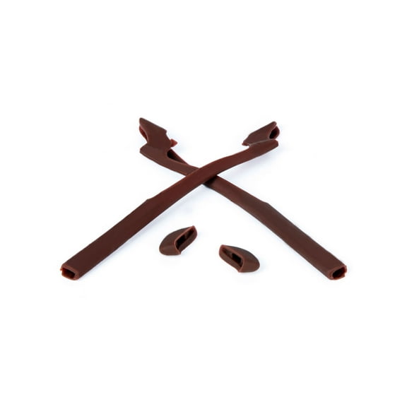 Walleva Brown Rubber Kit For Oakley Half Jacket 2.0 XL / Half Jacket 2.0 Sunglasses