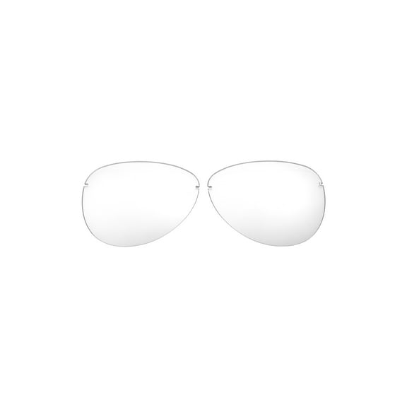 Walleva Clear Non-Polarized Replacement Lenses for Oakley Tailpin Sunglasses