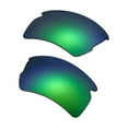 thumbnail image 1 of Walleva Emerald Mr. Shield Polarized Replacement Lenses for Oakley Flak 2.0 XL Sunglasses, 1 of 6