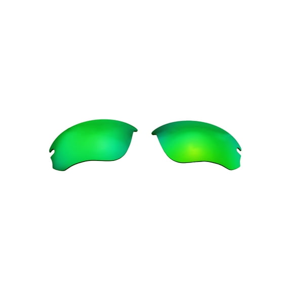 Walleva Emerald Polarized Replacement Lenses for Oakley Flak Draft OO9364 Sunglasses
