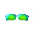 thumbnail image 1 of Walleva Emerald Polarized Replacement Lenses for Oakley Flak Jacket XLJ Sunglasses, 1 of 6