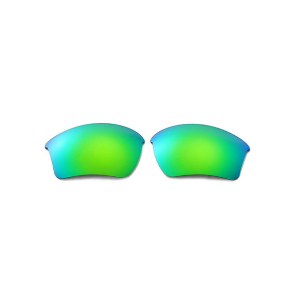 Walleva Emerald Polarized Replacement Lenses for Oakley Half Jacket 2.0 XL OO9154 Sunglasses