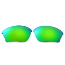 Walleva Emerald Polarized Replacement Lenses for Oakley Half Jacket XLJ Sunglasses