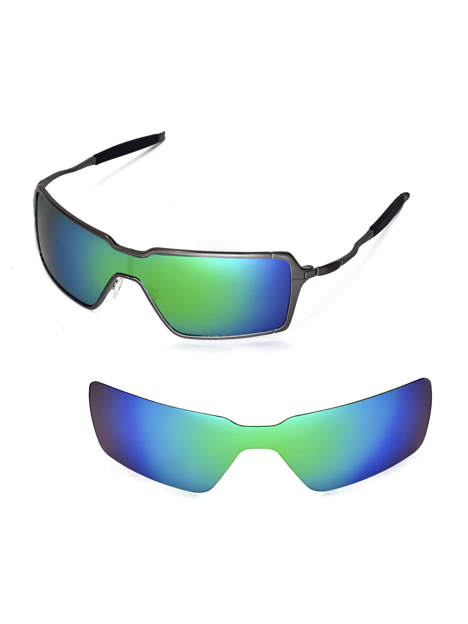 Walleva Brown Polarized Replacement Lenses for Oakley Probation