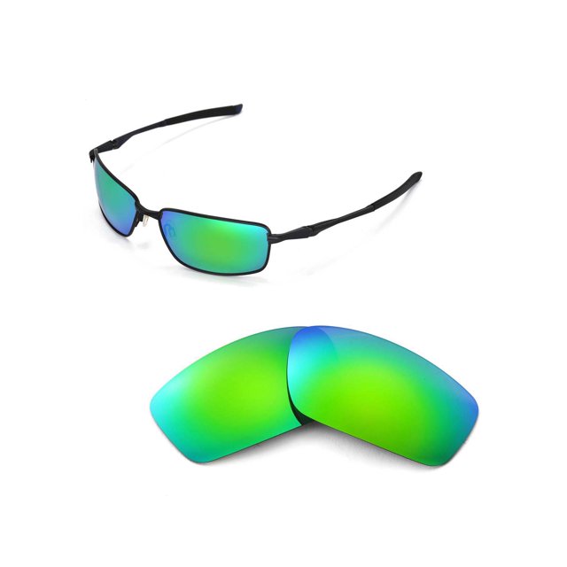 Walleva Emerald Polarized Replacement Lenses for Oakley Splinter Sunglasses