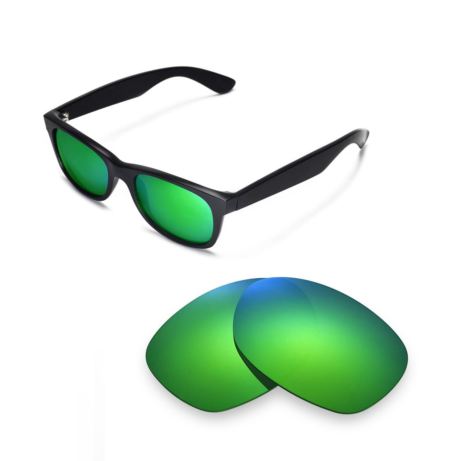 Walleva Emerald Polarized Replacement Lenses for Ray-Ban  display picture 1