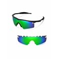 thumbnail image 1 of Walleva Emerald Polarized Vented Replacement Lenses for Oakley M Frame Strike Sunglasses, 1 of 8