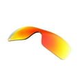 thumbnail image 1 of Walleva Fire Red Mr.Shield Polarized Replacement Lenses for Oakley Batwolf OO9101 Sunglasses, 1 of 8