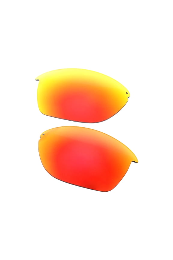 Fire Red Mr.Shield Polarized Replacement Lenses for Oakley Unstoppable Sunglasses