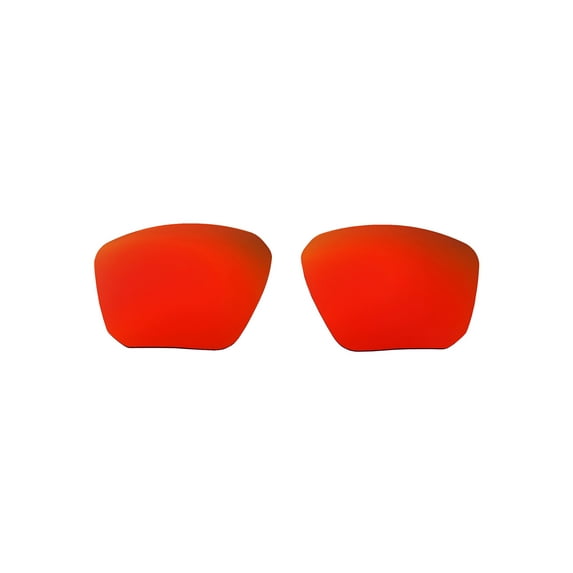 Walleva Fire Red Non-Polarized Replacement Lenses for Oakley Targetline Sunglasses