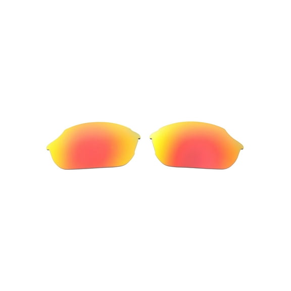 Walleva Fire Red Non-Polarized Replacement Lenses for Smith Optics Parallel Sunglasses
