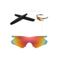 thumbnail image 1 of Walleva Fire Red Polarized Lenses And Black Earsocks For Oakley M Frame Heater Sunglasses, 1 of 5