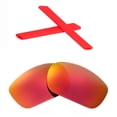 thumbnail image 1 of Walleva Fire Red Polarized Lenses And Red Earsocks For Oakley Jawbone Sunglasses, 1 of 4
