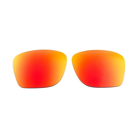 Walleva Fire Red Polarized Replacement Lenses For Oakley Sylas 57mm (OO9448 Series) Sunglasses