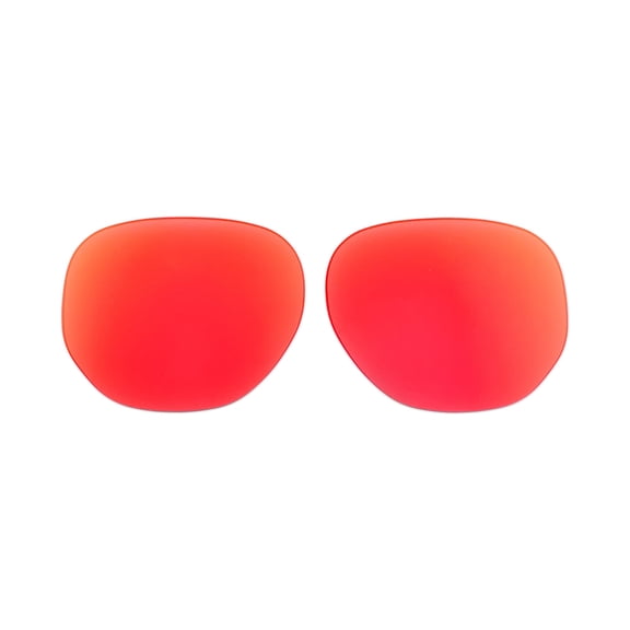 Walleva Fire Red Polarized Replacement Lenses For Ray-Ban RB3548N 48mm Sunglasses