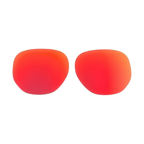 Walleva Fire Red Polarized Replacement Lenses For Ray-Ban RB3548N 54mm Sunglasses