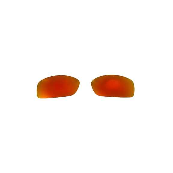 Walleva Fire Red Polarized Replacement Lenses for Bolle Recoil Sunglasses