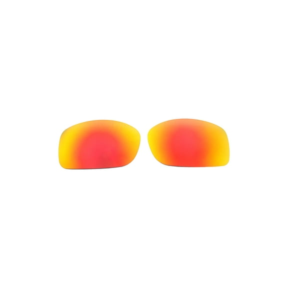 Walleva Fire Red Polarized Replacement Lenses for Maui Jim Big Wave Sunglasses