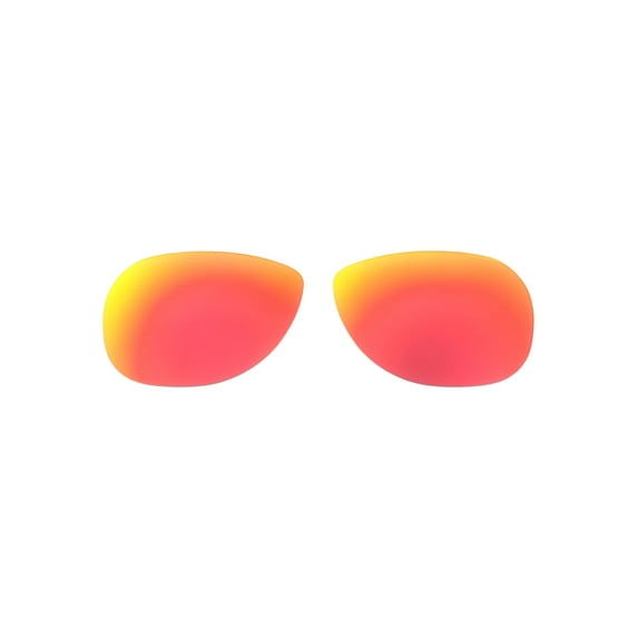 Walleva Fire Red Polarized Replacement Lenses for Maui Jim Guardrails Sunglasses