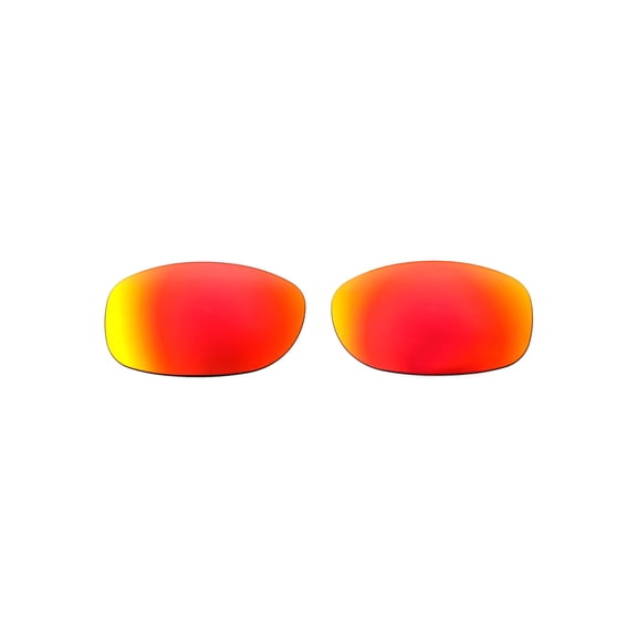 Walleva Fire Red Polarized Replacement Lenses for Maui Jim Kipahulu Sunglasses
