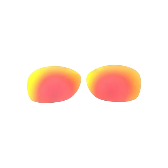 Walleva Fire Red Polarized Replacement Lenses for Maui Jim Nalani Sunglasses