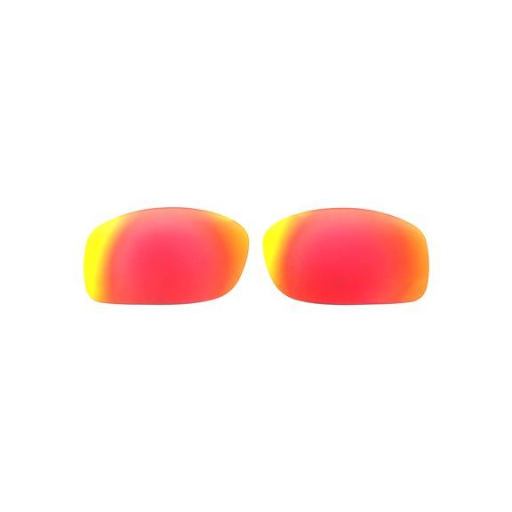 Walleva Fire Red Polarized Replacement Lenses for Maui Jim Peahi Sunglasses