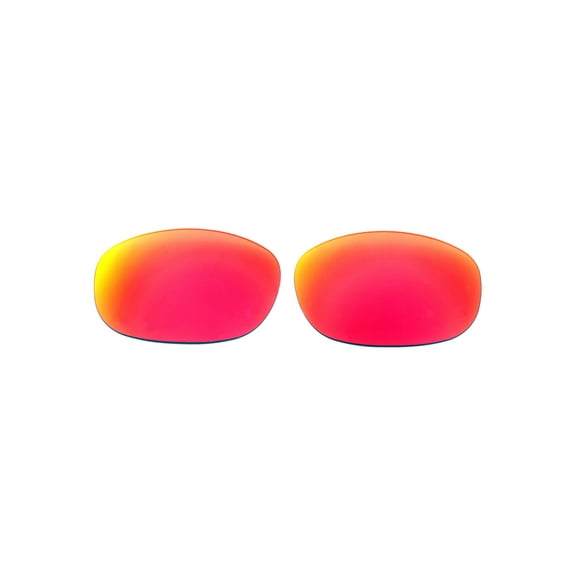 Walleva Fire Red Polarized Replacement Lenses for Maui Jim Punchbowl Sunglasses
