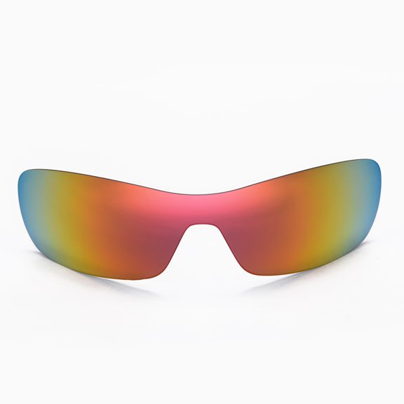 Walleva Fire Red Polarized Replacement Lenses for Oakley Antix Sunglasses