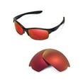 thumbnail image 1 of Walleva Fire Red Polarized Replacement Lenses for Oakley Commit SQ Sunglasses, 1 of 6