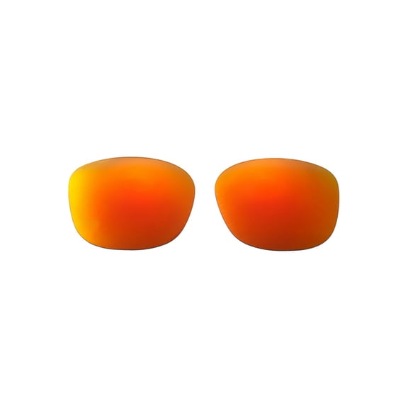 Walleva Fire Red Polarized Replacement Lenses for Oakley Drop In OO9232 Sunglasses