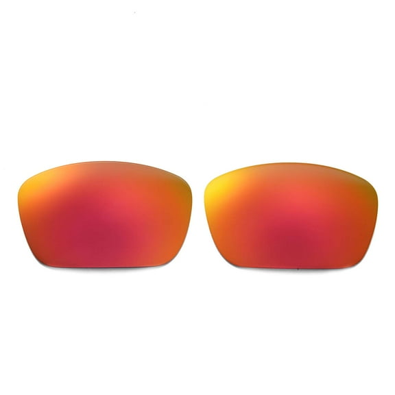 Walleva Fire Red Polarized Replacement Lenses for Oakley Fuel Cell Sunglasses