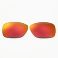 thumbnail image 1 of Walleva Fire Red Polarized Replacement Lenses for Oakley Inmate Sunglasses, 1 of 5