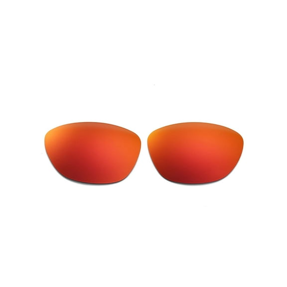 Walleva Fire Red Polarized Replacement Lenses for Oakley Jupiter Sunglasses